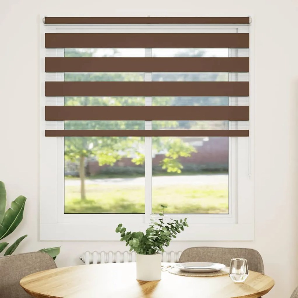 zebrafüggönnyel barna szövetszélesség 125,9 cm poliészter