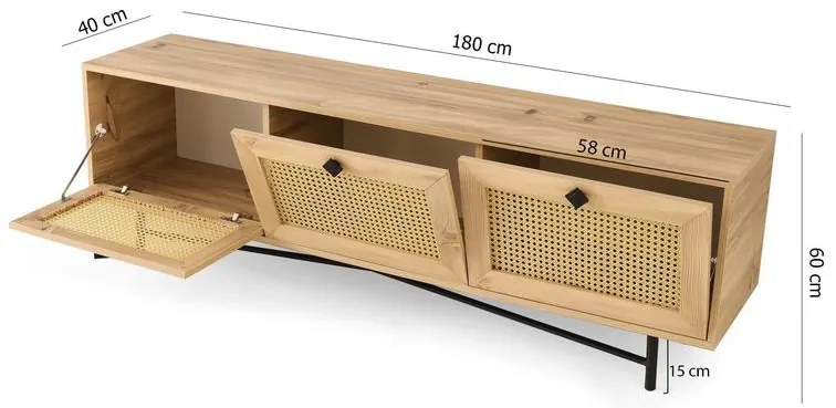 TV szekrény Alcazar 180