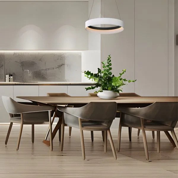 LED Csillár zsinóron ORBITA LED/52W/230V fehér/fekete