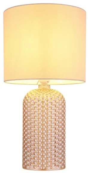 Globo 21735CH - Asztali lámpa SOFIA 1xE27/60W/230V bézs