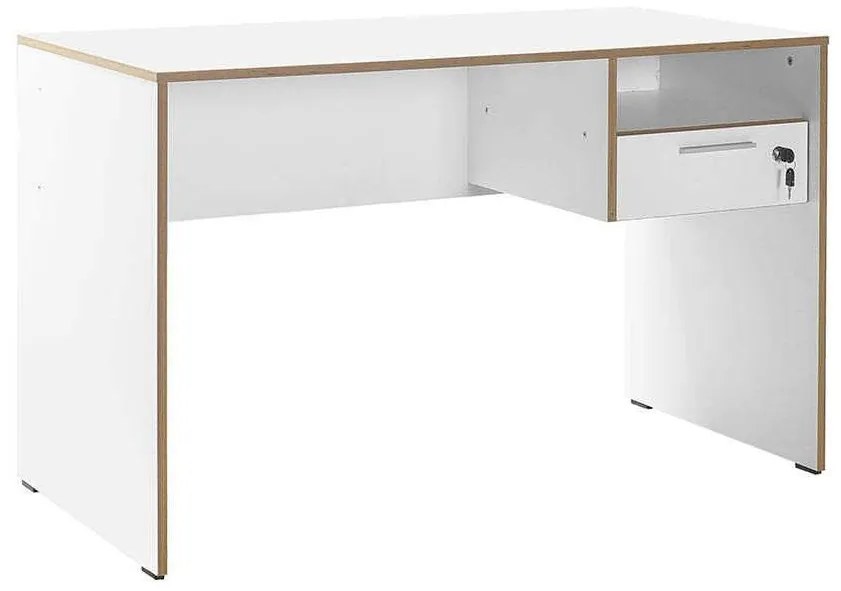 PC asztal Calliope 2 (fehér + tölgy) . 1109391