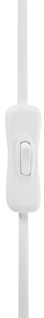 Marokkói fehér fém asztali lámpa 27 cm SOMES Beliani