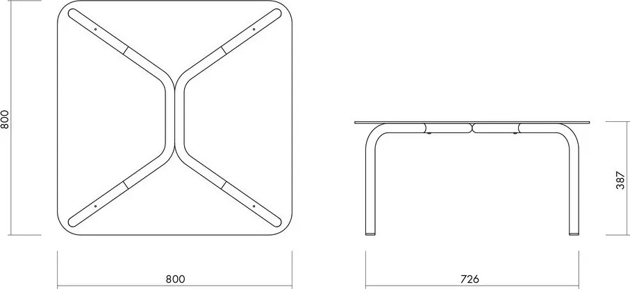 Ezüstszínű dohányzóasztal üveg asztallappal 60x80 cm Uku – noo.ma