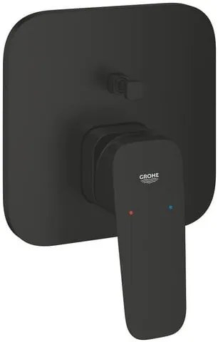 Grohe Cubeo zuhany és fürdő csaptelep vakolat alatti rész nélkül fekete matt 1017782430 G1017782430
