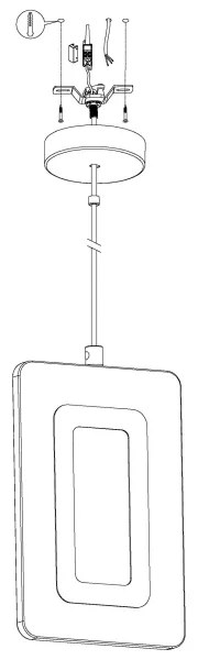 Eglo 98678 - ENALURI LED függeszték kábellel LED/5,4W/230V