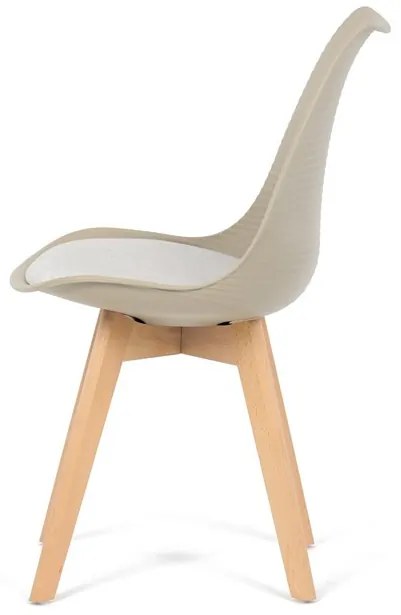 Barna Műanyag Étkezőszék. CT-X7055 WT