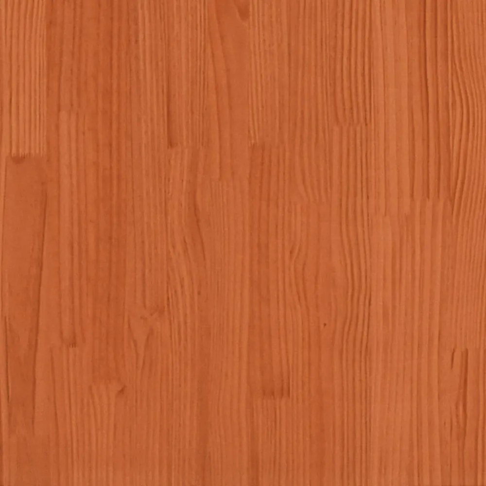 kanapéágy ágy matrac viaszbarna 100x200 cm tömör fa fenyőfa