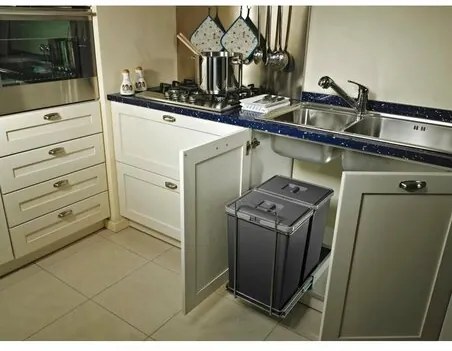 Elletipi ECOFIL beépíthető szemetes, 35 + 35 l