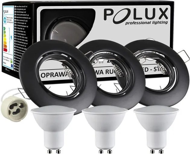 Polux OLIN 306227 Beépíthető spotlámpa 1x3,5W/GU10 3000K 250LM IP20