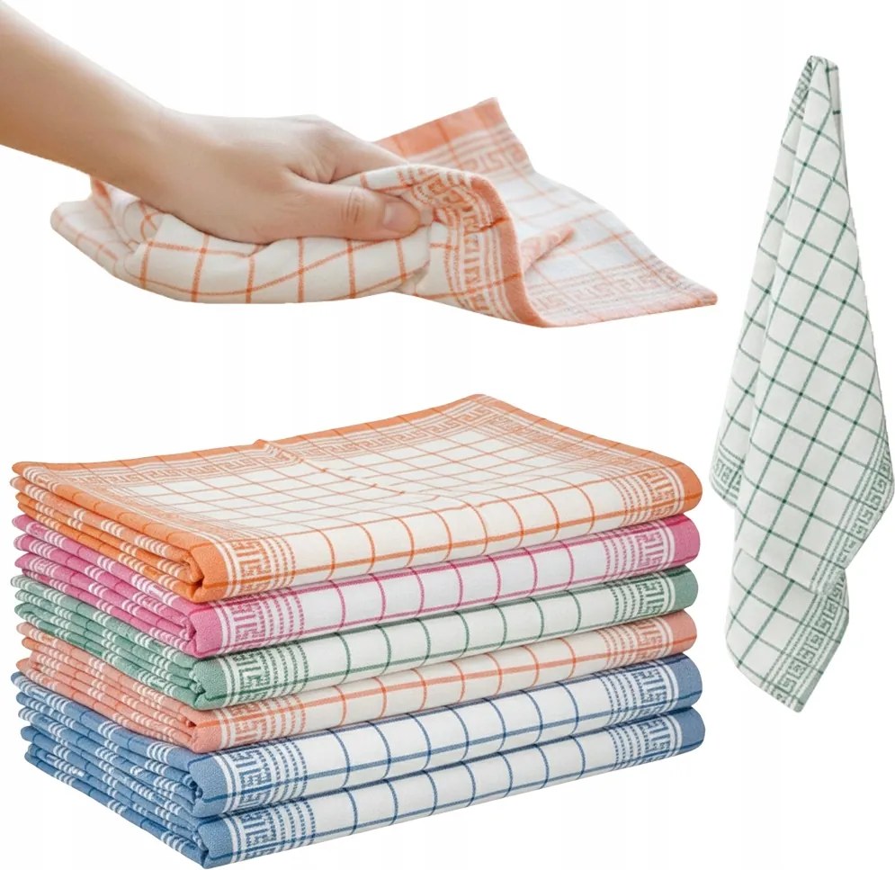 Törlőkendő Készlet Konyhai Törölközők Nedvszívó Törlőkendők Kézi Edényekhez 12db