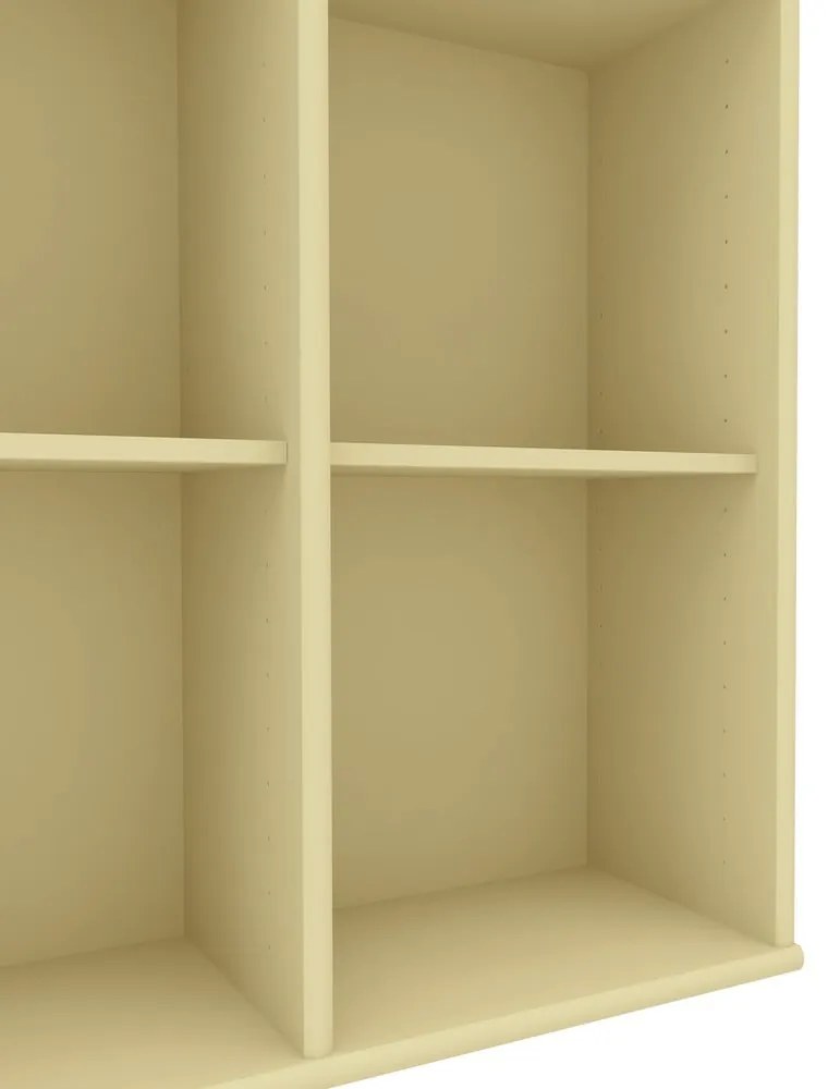 Világossárga függő könyvespolc 70x70 cm Mistral – Hammel Furniture