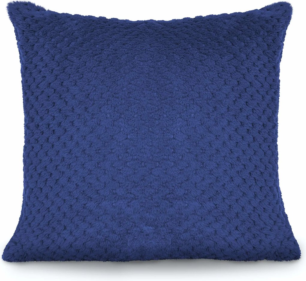 Monte mikroszálas díszpárnahuzat 40x40 sötétkék