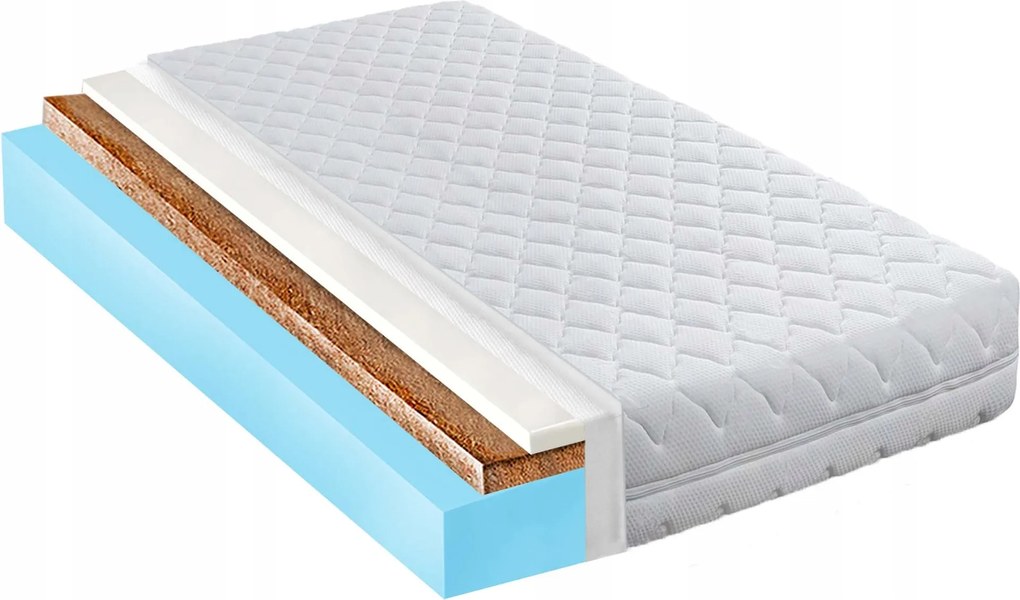 Gyerekmatrac 60x190 kókuszrost-Visco hab gyerekmatrac 15CM