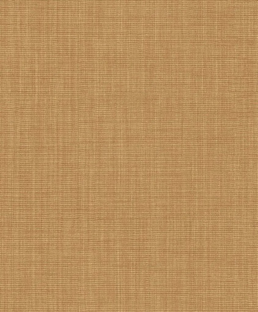 Decoprint Imani Havana mogyoróbarna-okkersárga egyszínű texturált vlies tapéta – IM28025