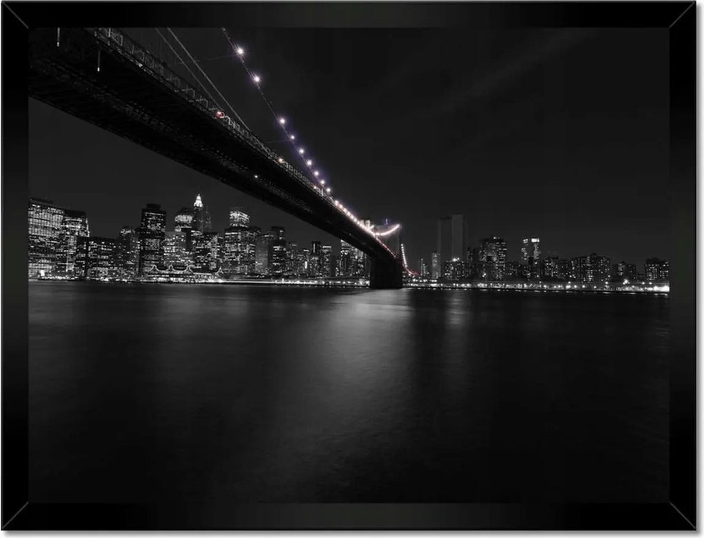 Poszterek keretben 40x30 Lila hídfények