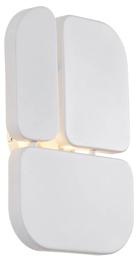 Design fali lámpa fehér 3-lámpás - Planes