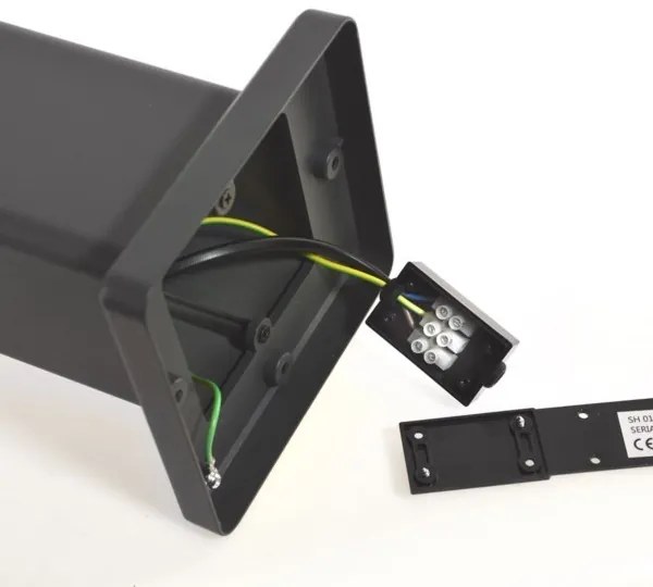 Kültéri lámpa SANTA 1xE27/60W/230V IP54 79,5 cm antracit