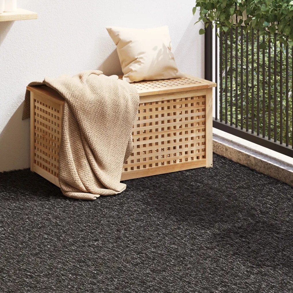 vidaXL Mesterséges Fű Fekete 10x1 m