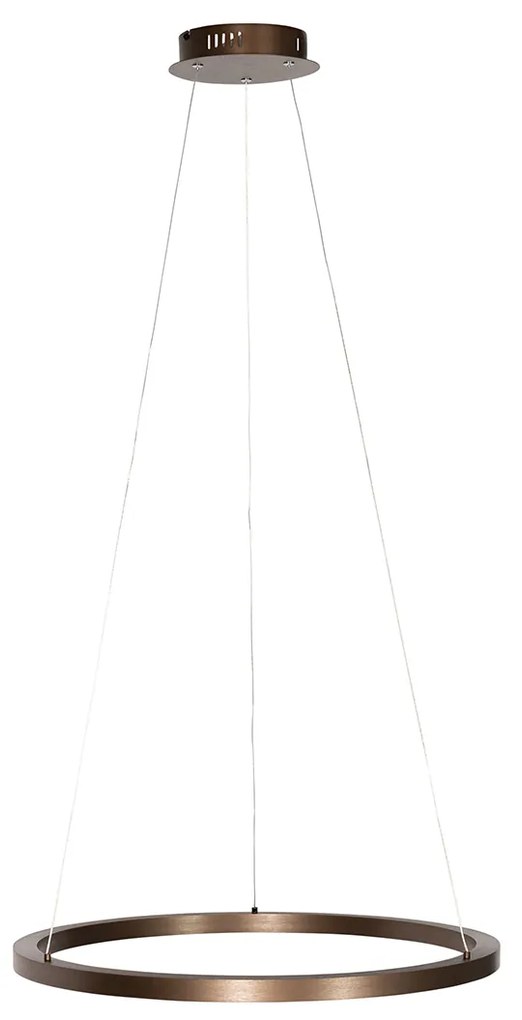 Függőlámpa bronz 60 cm LED-del, 3 fokozatban dimmelhető - Girello