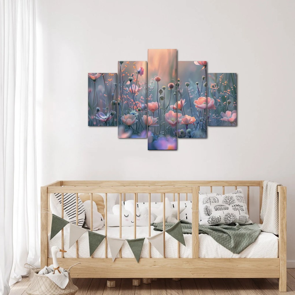Kép - Virágok pasztell színekben (150x105 cm)