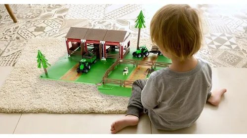 Farm állatokkal + 2 farmautó 22404