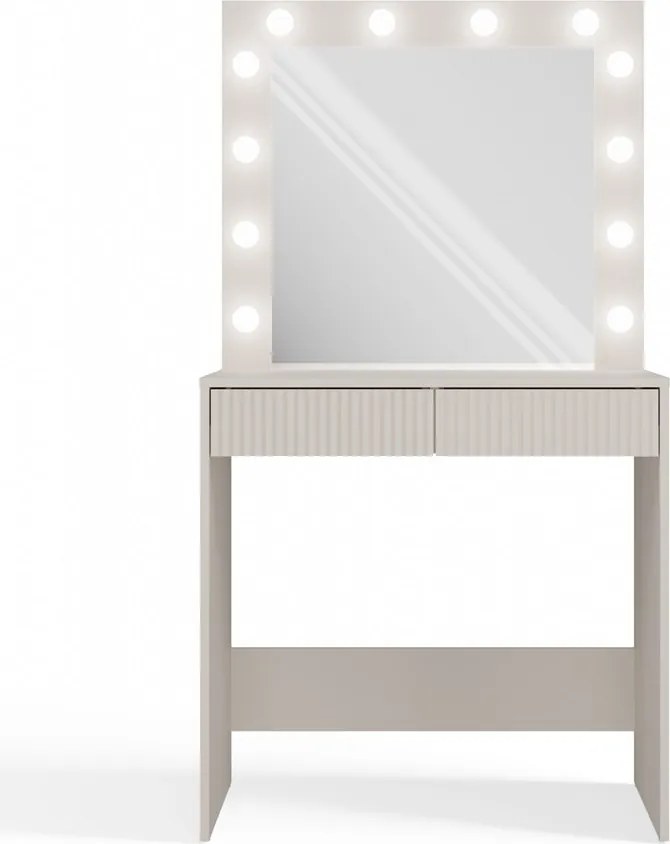 Marina 2S SLIM fésülködő asztal, 81x80x50 cm, kasmír