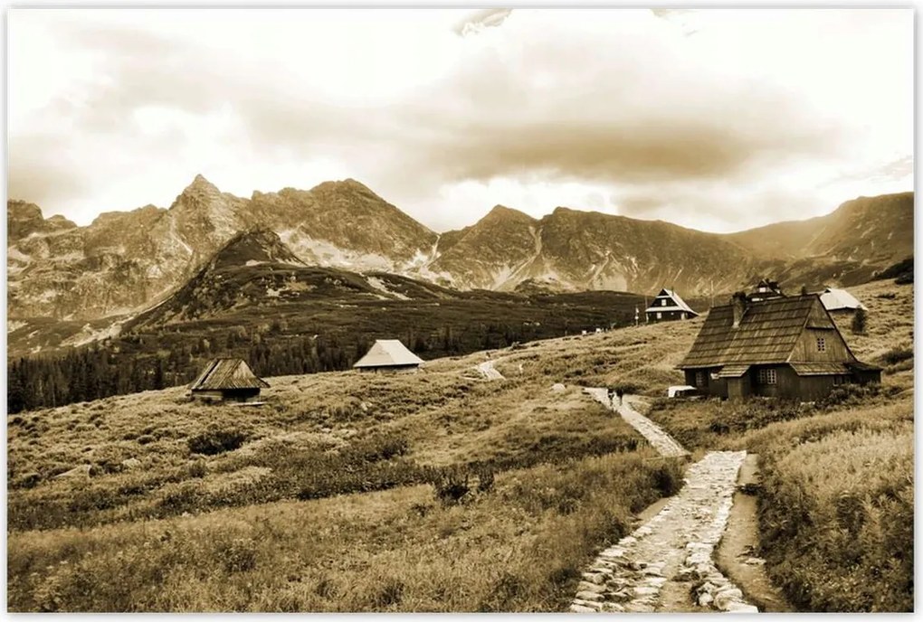 Poszterek 120x80 Tátra Lengyel hegyek Kilátás