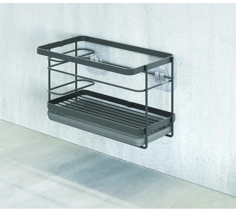 Öntapadós fém mosogatóeszköz tartó Tokyo Lava – Metaltex