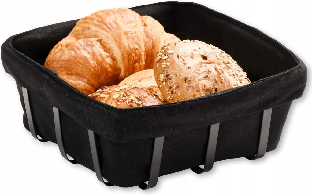 Kenyérkosár Kenyér-gyümölcs Fekete Kosár