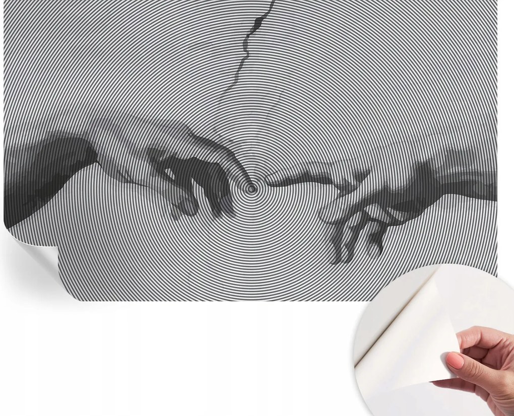 Öntapadós Dekoratív Fotótapéta Hálószobába Hipnotikus kezek 416x254