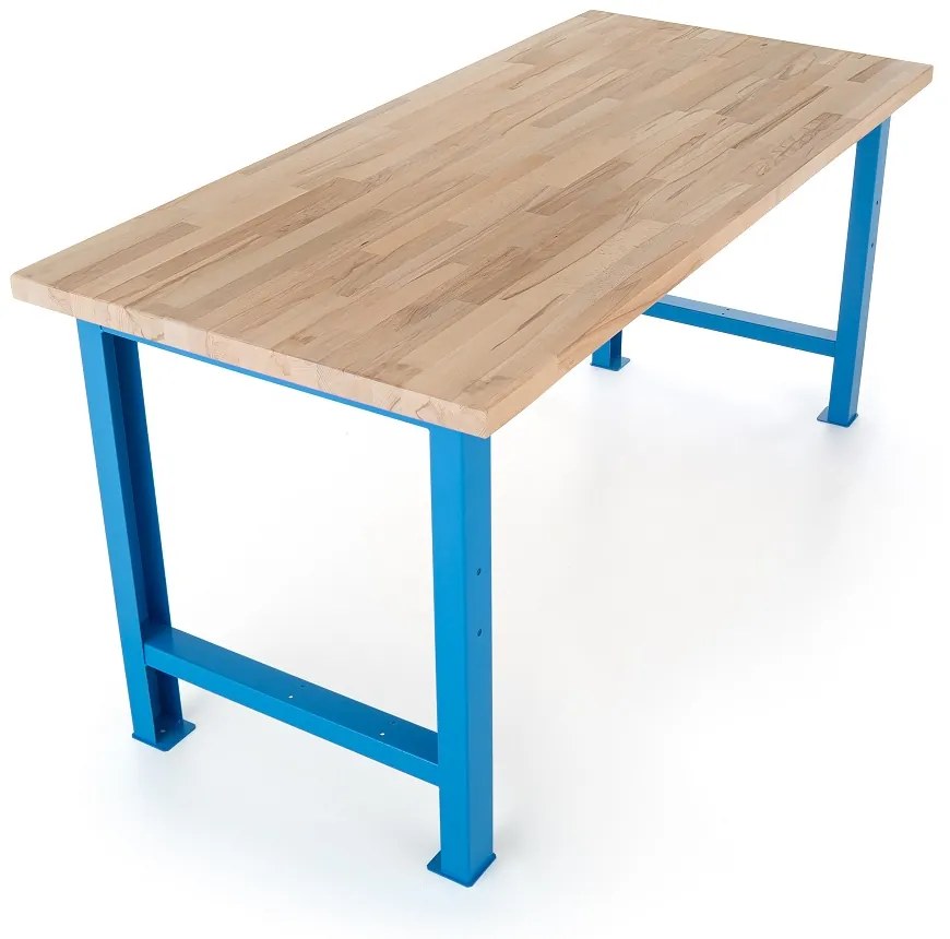 Műhelyasztal Basic, 170 x 80 cm, kék - ral 5012