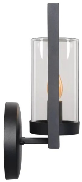 Lucide 29827/01/30 - Kültéri fali lámpa NISPEN 1xE14/40W/230V IP44
