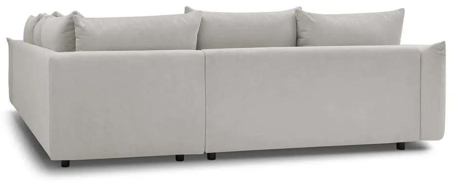 Világosszürke sarokkanapé Ernest – Bobochic Paris