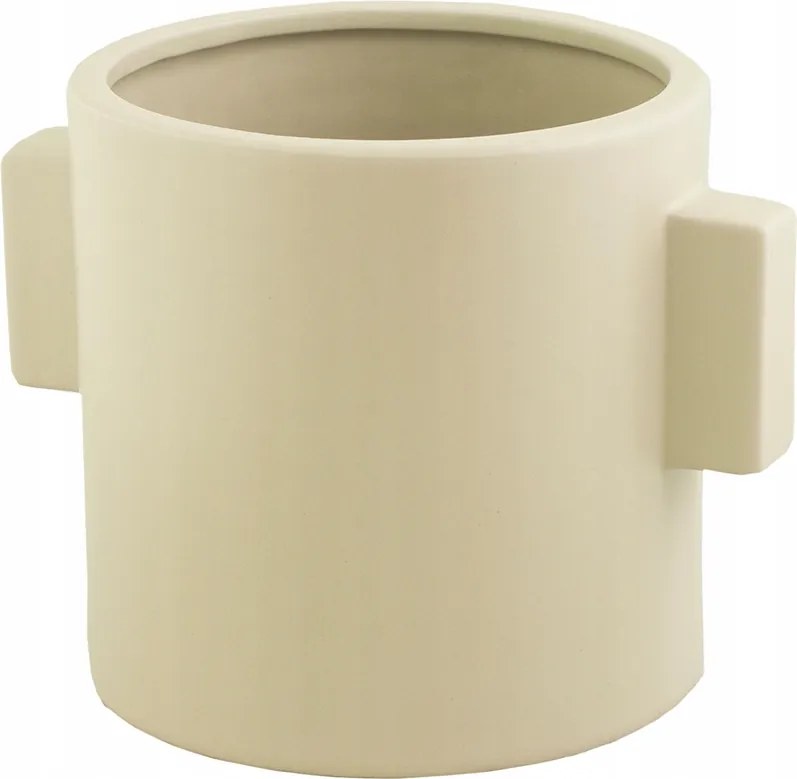 Virágtartó Axel bézs kerámia átm. 15cm