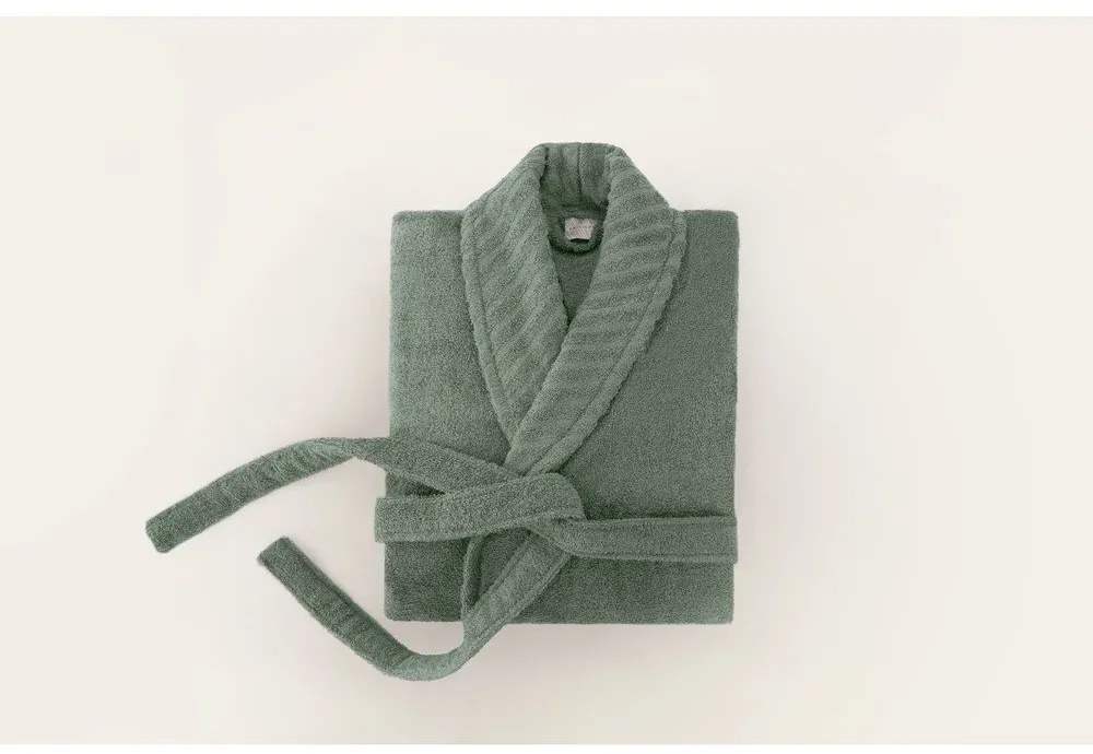 Zöld pamut fürdőköpeny S/M - Foutastic