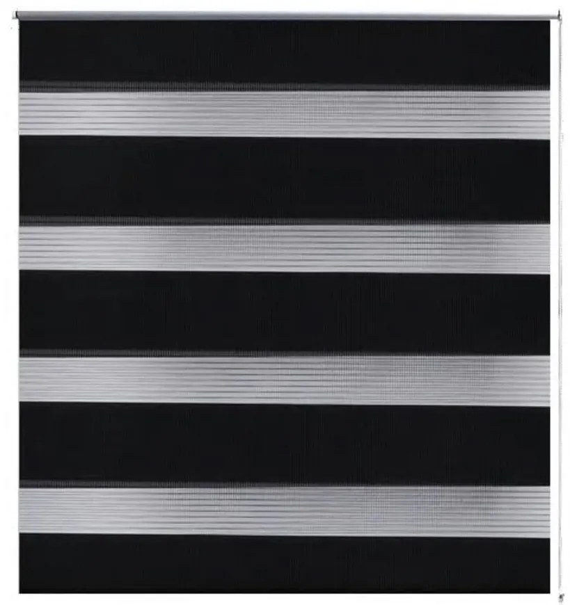 Zebra roló 140 x 175 cm Fekete