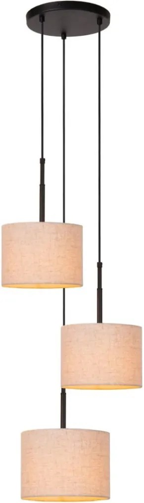 Lucide MAYA 45409/13/38 Függőlámpa 3x40w/e27 ip20