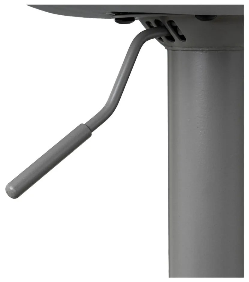 Szürke bőr utánzat állítható magasságú bárszék szett 2 db-os (ülésmagasság 56,5 cm) – Casa Selección