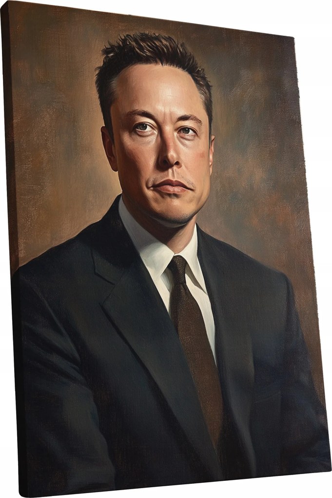 Vászonkép Portré Elon Musk nappali Elon Musk ajándék 60x80