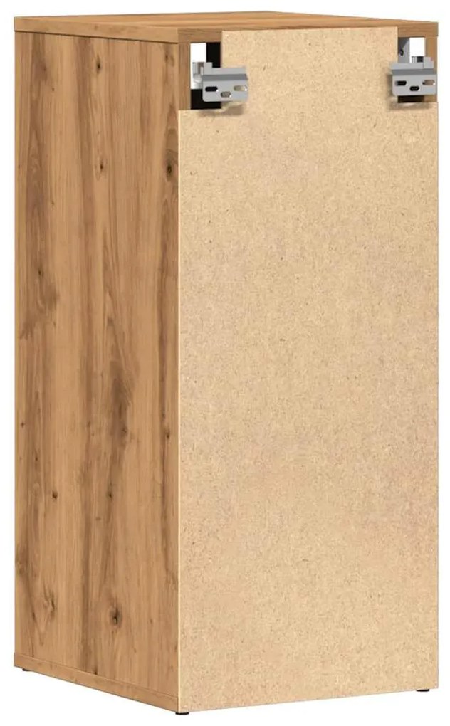 2 db kézműves tölgy színű szerelt fa cipőszekrény 32x35x70 cm