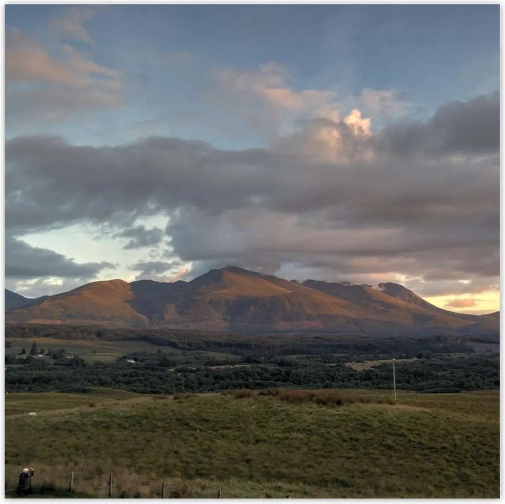 Poszterek 100x100 Felhők a hegyekben