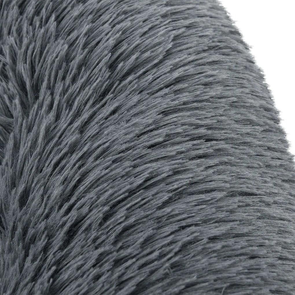 Kutyafekhely Monty kerek 100 cm sötétszürke