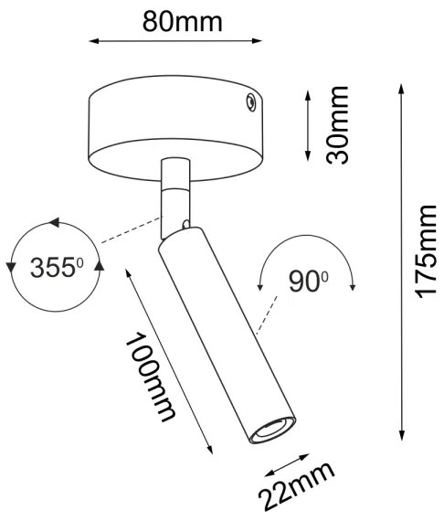 Brosline 2283 - POINT spotlámpa 1xG9/2,5W/230V fehér
