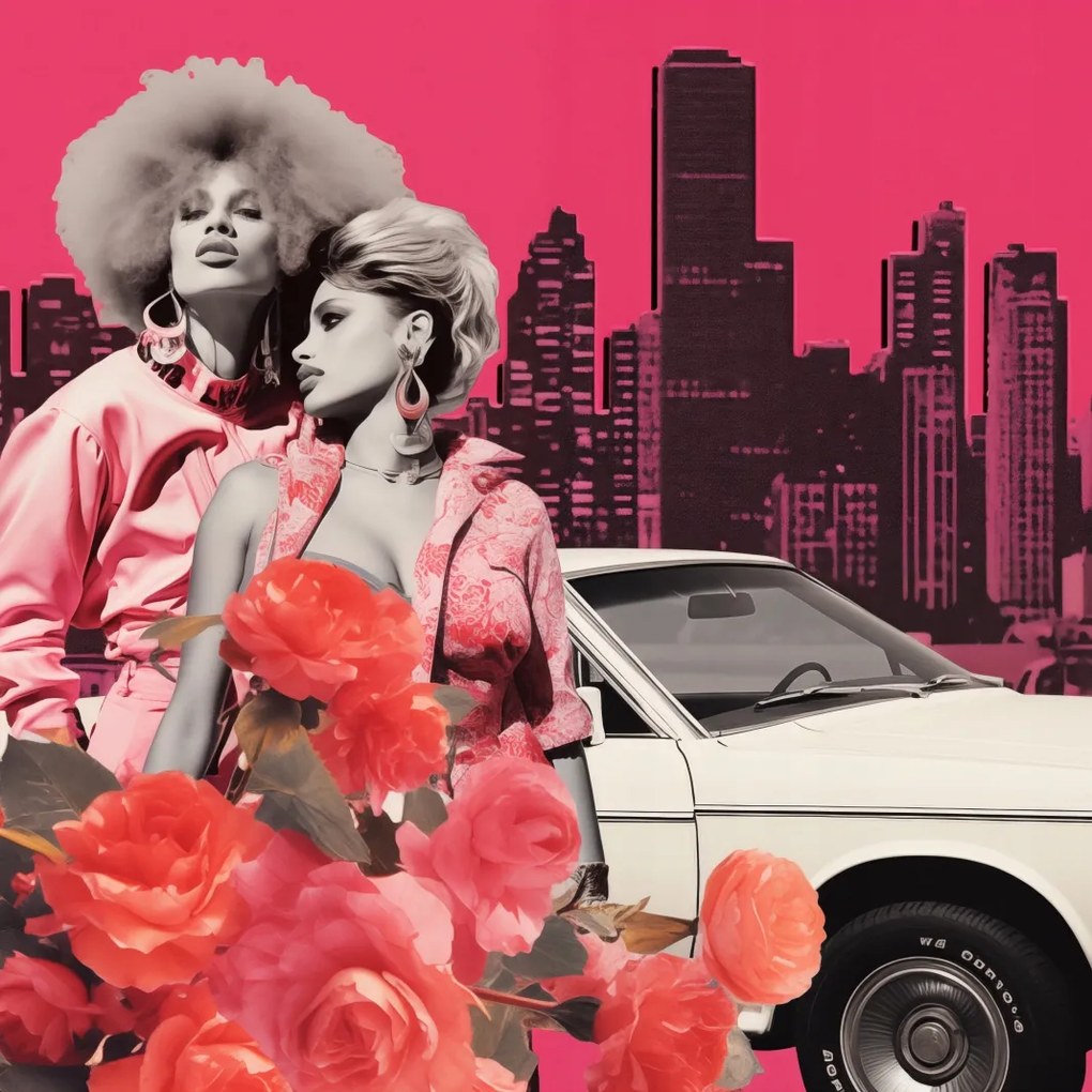 Poszter 50x50cm Metropolitan díva