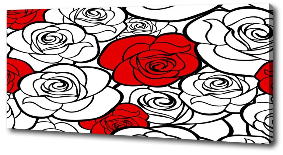 Fali vászonkép Roses pl-oc-125x50-f-54438364