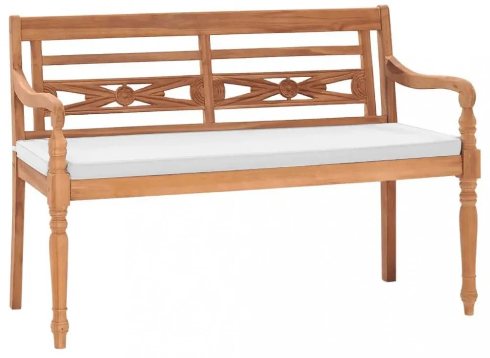 tíkfa Batavia pad párnákkal 120 cm
