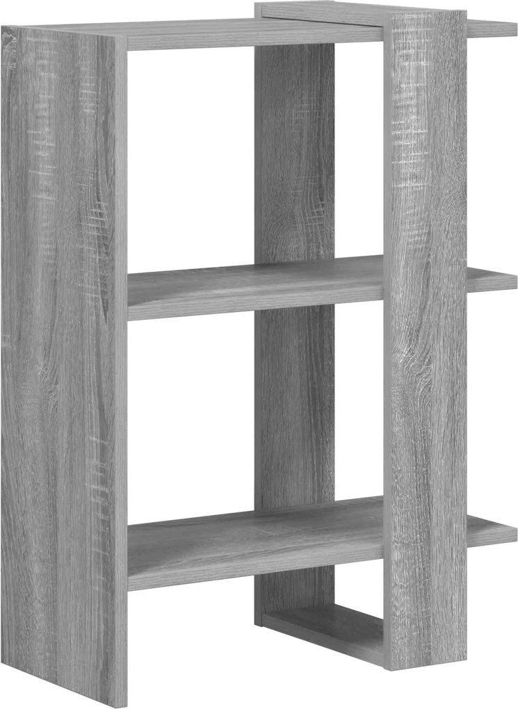 vidaXL Könyvespolc Szürke Sonoma 52 x 25 x 71,5 cm Faanyag