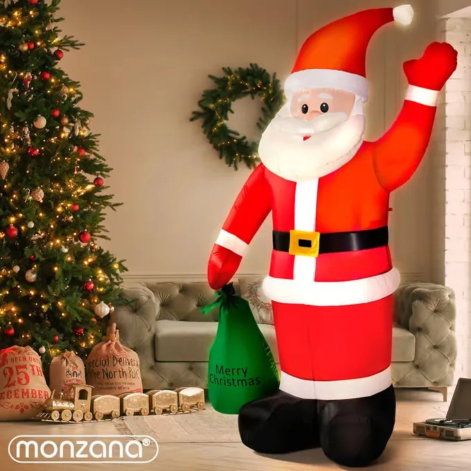 Deuba Felfújható Mikulás 180 cm