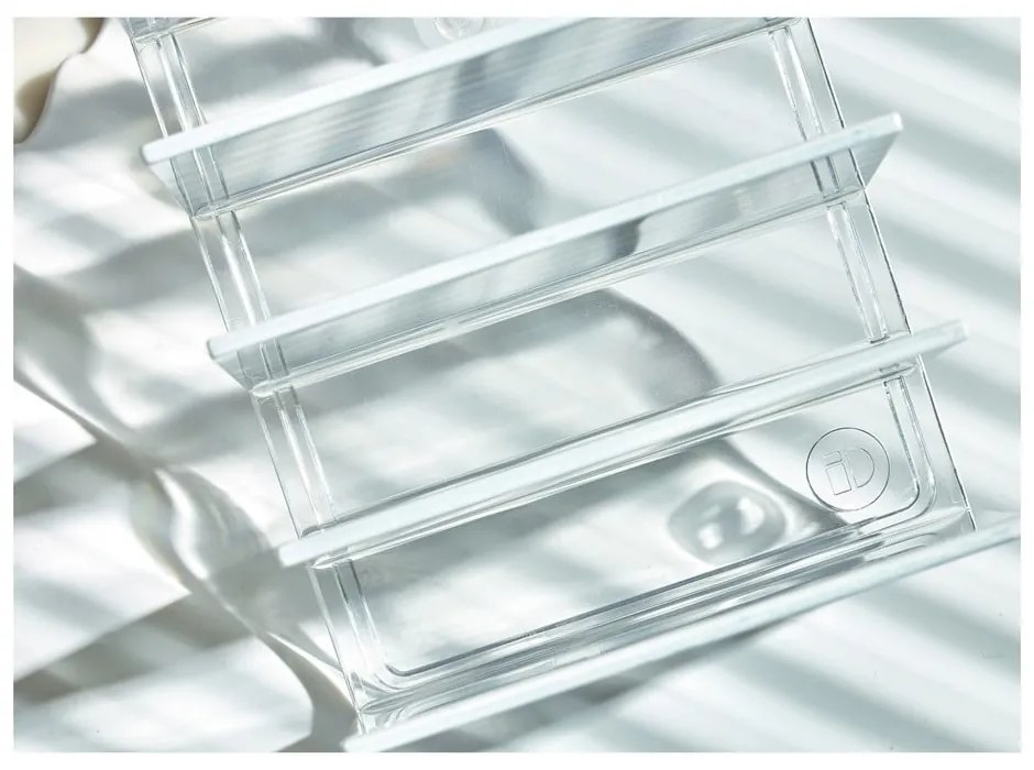 Újrahasznosított műanyag fürdőszobai rendszerező kozmetikumokhoz Palette Station – iDesign