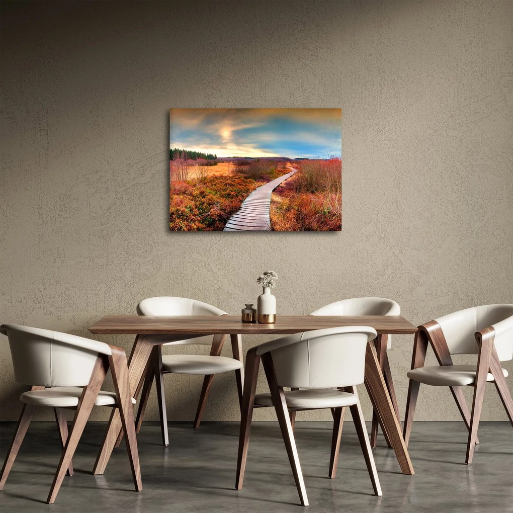 Kép - Őszi út (70x50 cm)